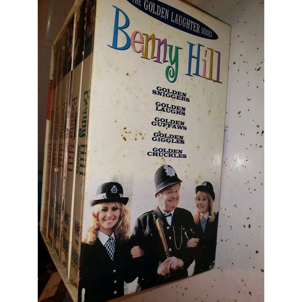 Benny Hill Complete 5 VHS Tapes Movies Sealed HBO Golden Series NEW READ